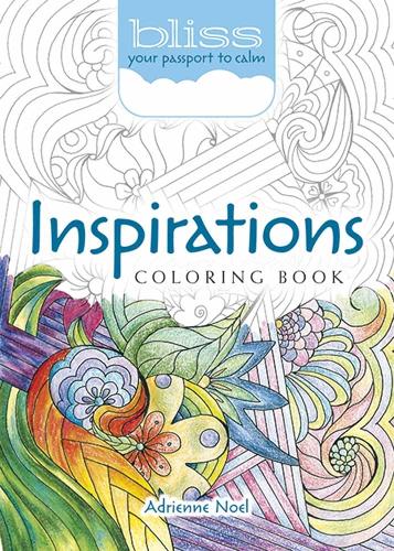 Бумажная книга «Bliss Inspirations Coloring Book: Your Passport to Calm», автор Адриенн Ноэль - фото №1