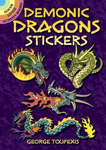 Бумажная книга «Demonic Dragons Stickers», автор Джордж Туфексис - фото №1