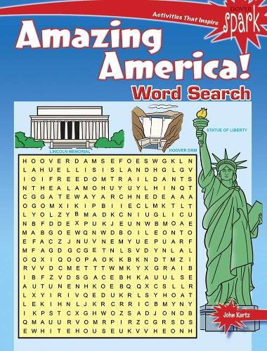 Паперова книга «Spark Amazing America! Word Search», автор Джон Курц - фото №1