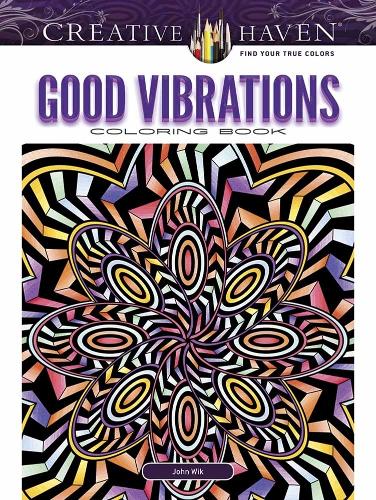 [object Object] «Creative Haven Good Vibrations Coloring Book», автор Джон Вик - фото №1