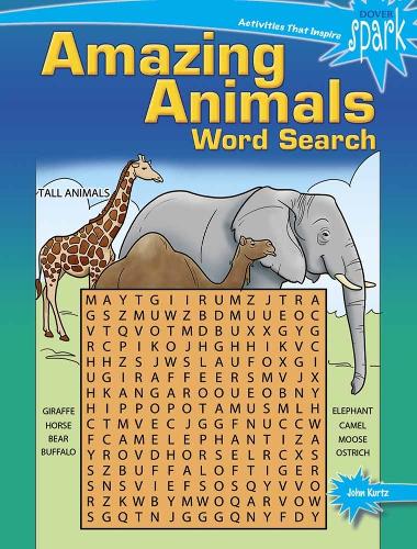 Паперова книга «Spark Amazing Animals! Word Search», автор Джон Курц - фото №1