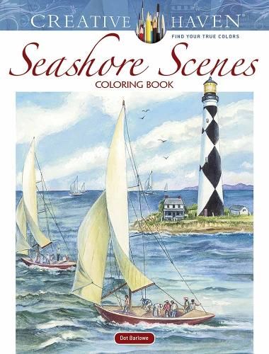 Бумажная книга «Creative Haven Seashore Scenes Coloring Book», автор Дот Барлоу - фото №1