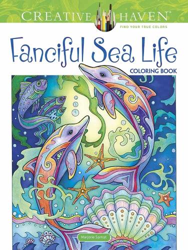 Бумажная книга «Creative Haven Fanciful Sea Life Coloring Book», автор Марджори Сарнат - фото №1