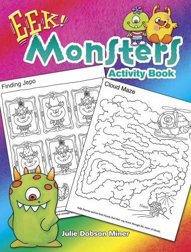 Паперова книга «Eek! Monsters Activity Book», автор Джулі Майнер - фото №1
