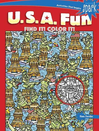 Паперова книга «Spark U.S.A. Fun Find it! Color it!», автор Діана Зуреліас - фото №1