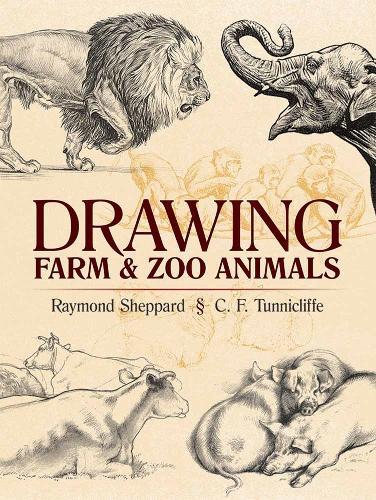 Паперова книга «Drawing Farm and Zoo Animals», автор Реймонд Шеппард - фото №1