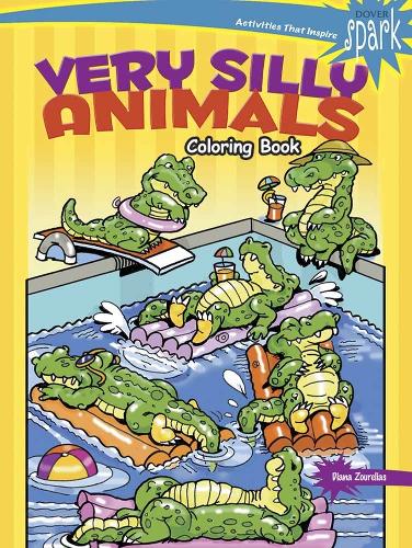 Паперова книга «Spark Very Silly Animals Coloring Book», автор Діана Зуреліас - фото №1