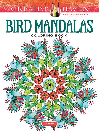 Бумажная книга «Creative Haven Bird Mandalas Coloring Book», автор Джо Тейлор - фото №1
