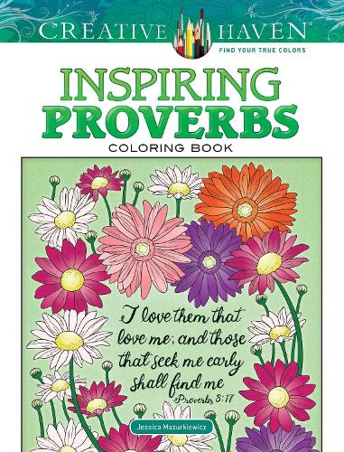 [object Object] «Creative Haven Inspiring Proverbs Coloring Book», автор Джессика Мазуркевич - фото №1