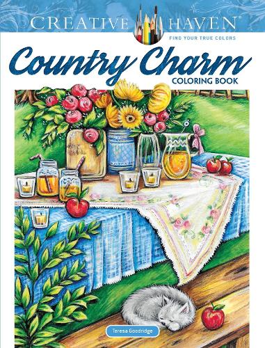 Бумажная книга «Creative Haven Country Charm Coloring Book», автор Тереза Гудридж - фото №1
