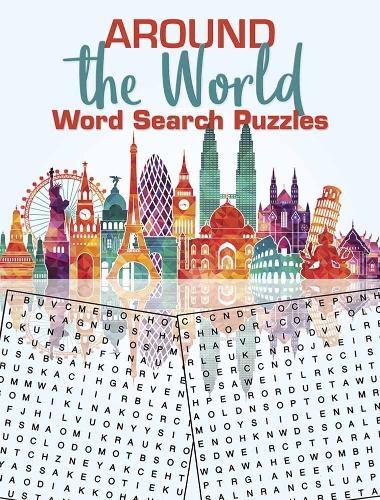 Бумажная книга «Around the World Word Search Puzzles», автор Виктория Фримонт - фото №1