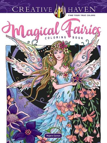 Бумажная книга «Creative Haven Magical Fairies Coloring Book», автор Марджори Сарнат - фото №1