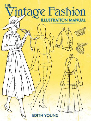 Бумажная книга «The Vintage Fashion Illustration Manual», автор Эдит Янг - фото №1