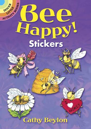 Паперова книга «Bee Happy! Stickers», автор Кеті Бейлон - фото №1