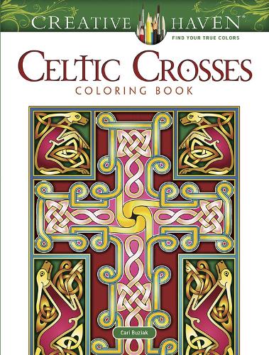 Паперова книга «Creative Haven Celtic Crosses Coloring Book», автор Кері Бузяк - фото №1