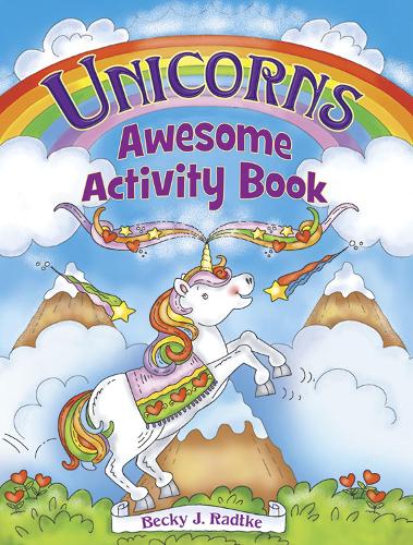 Бумажная книга «Unicorns Awesome Activity Book», автор Бекки Дж. Радтке - фото №1