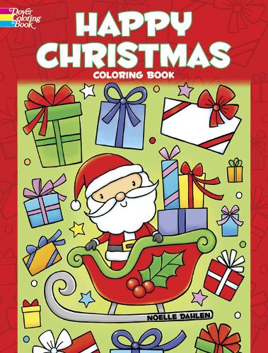 Паперова книга «Happy Christmas Coloring Book», автор Ноель Дален - фото №1