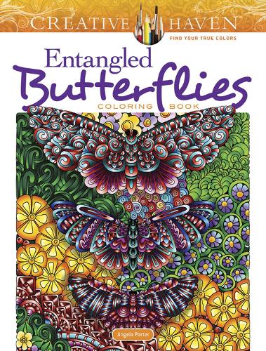 Паперова книга «Creative Haven Entangled Butterflies Coloring Book», автор Анжела Портер - фото №1