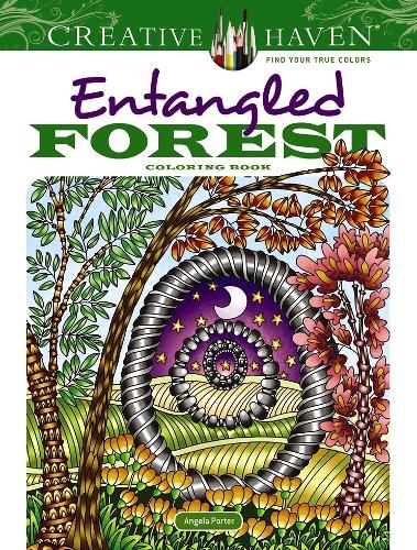 Бумажная книга «Creative Haven Entangled Forest Coloring Book», автор Анджела Портер - фото №1