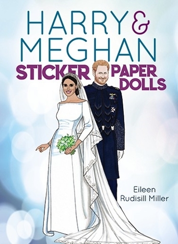 Бумажная книга «Harry & Meghan Sticker Paper Dolls», автор Эйлин Миллер - фото №1