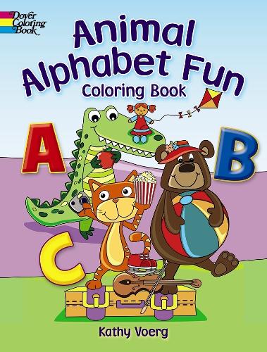 Бумажная книга «Animal Alphabet Fun Coloring Book», автор Кэти Фоерг - фото №1