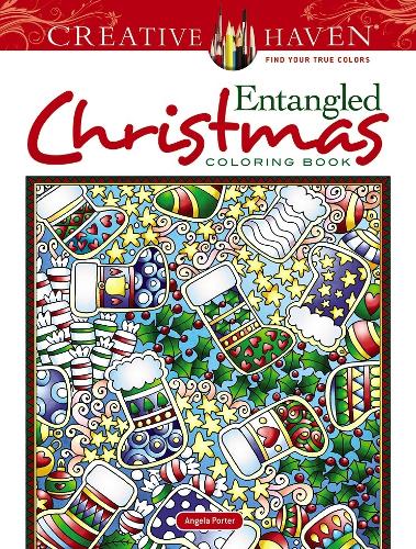 Паперова книга «Creative Haven Entangled Christmas Coloring Book», автор Анжела Портер - фото №1