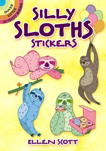 Бумажная книга «Silly Sloths Stickers», автор Эллен Скотт - фото №1