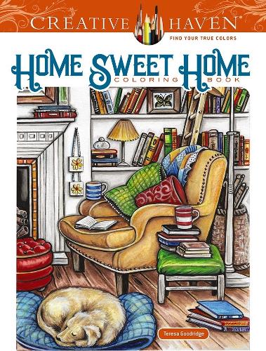 Паперова книга «Creative Haven Home Sweet Home Coloring Book», автор Тереза Гудрідж - фото №1
