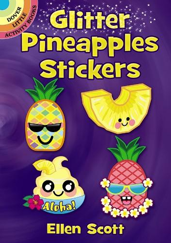 Бумажная книга «Glitter Pineapples Stickers», автор Эллен Скотт - фото №1