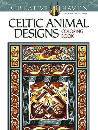 Паперова книга «Creative Haven Celtic Animal Designs Coloring Book», автор Кері Бузяк - фото №1