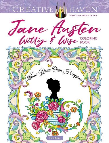 [object Object] «Creative Haven Jane Austen Witty & Wise Coloring Book», автор Марті Нобл - фото №1