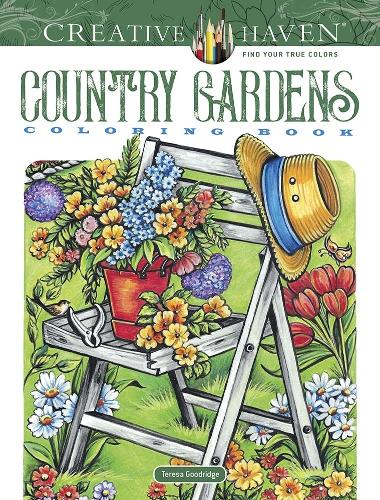 Паперова книга «Creative Haven Country Gardens Coloring Book», автор Тереза Гудрідж - фото №1