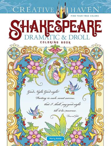 Бумажная книга «Creative Haven Shakespeare Dramatic & Droll Coloring Book», автор Марти Нобл - фото №1