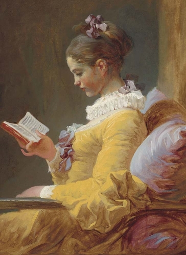 Паперова книга «A Young Girl Reading Notebook», автор Жан-Оноре Фрагонар - фото №1