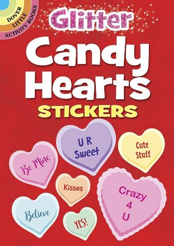 Паперова книга «Glitter Candy Hearts Stickers», автор Dover Publications, Inc. - фото №1