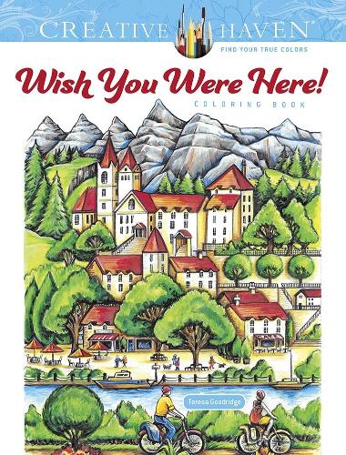 Бумажная книга «Creative Haven Wish You Were Here! Coloring Book», автор Тереза Гудридж - фото №1