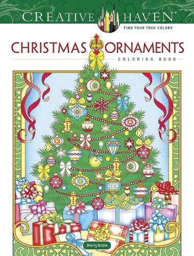 Бумажная книга «Creative Haven Christmas Ornaments Coloring Book», автор Марти Нобл - фото №1