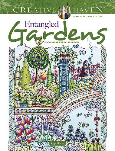 Паперова книга «Creative Haven Entangled Gardens Coloring Book», автор Анжела Портер - фото №1