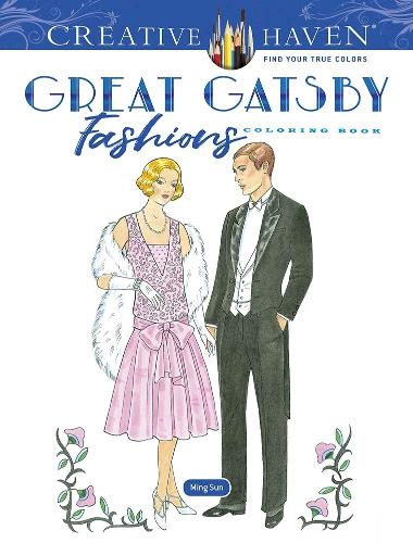 Бумажная книга «Creative Haven Great Gatsby Fashions Coloring Book», автор Минг-Джу Сун - фото №1