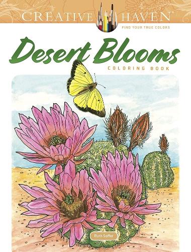 Бумажная книга «Creative Haven Desert Blooms Coloring Book», автор Рут Соффер - фото №1