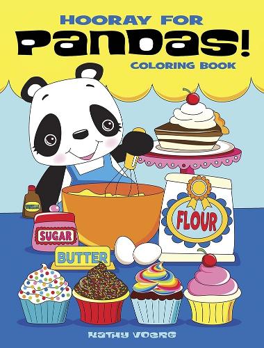 Бумажная книга «Hooray for Pandas! Coloring Book», автор Кэти Фоерг - фото №1