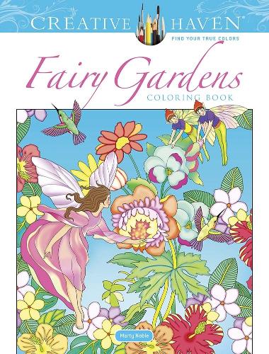 Бумажная книга «Creative Haven Fairy Gardens Coloring Book», автор Марти Нобл - фото №1