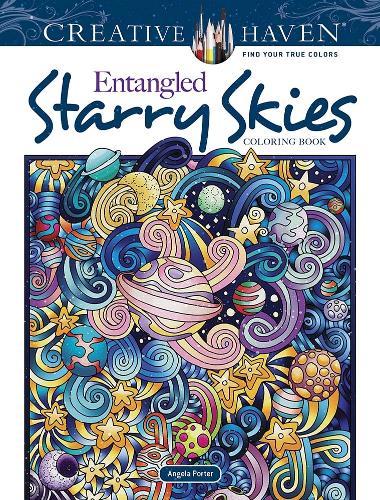 Паперова книга «Creative Haven Entangled Starry Skies Coloring Book», автор Анжела Портер - фото №1