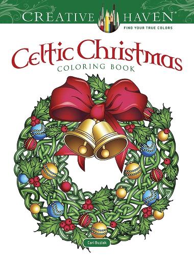 Бумажная книга «Creative Haven Celtic Christmas Coloring Book», автор Кари Бузяк - фото №1