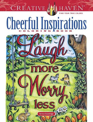 Бумажная книга «Creative Haven Cheerful Inspirations Coloring Book», автор Тереза Гудридж - фото №1