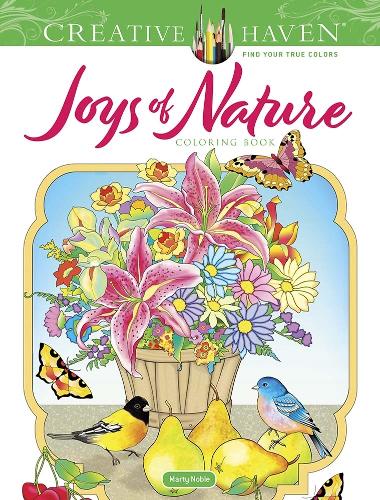 [object Object] «Creative Haven Joys of Nature Coloring Book», автор Марти Нобл - фото №1
