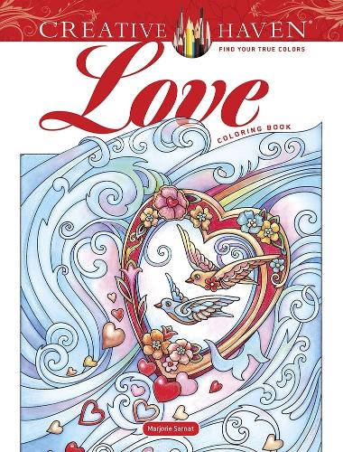 Бумажная книга «Creative Haven Love Coloring Book», автор Марджори Сарнат - фото №1