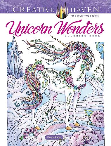 Бумажная книга «Creative Haven Unicorn Wonders Coloring Book», автор Марджори Сарнат - фото №1