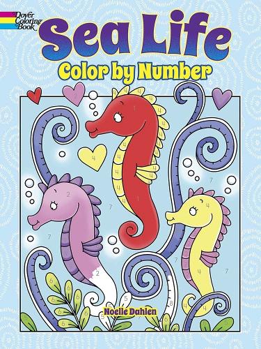 Бумажная книга «Sea Life Color by Number», автор Ноэль Дален - фото №1