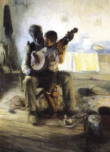 Бумажная книга «The Banjo Lesson Notebook», автор Генри Оссава Таннер - фото №1